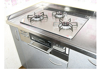 ビルトインガスコンロ交換工事　岩手県二戸郡　RS31W11G15R-S(L/R) - After