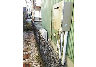 ガス給湯器交換工事　東京都府中市　MBC-220V(A)