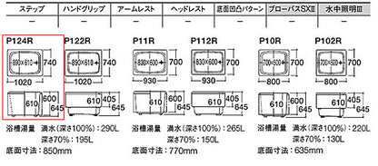浴槽 ポリバス[据置浴槽][1000サイズ][二方全エプロン][ゴム栓式][パステルアイボリー]