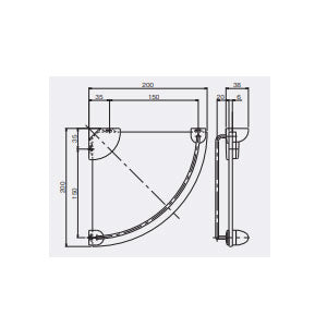 ●コーナー型化粧棚[浴室可][アクセサリー]▲