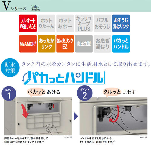 ♪【SALE】エコキュート[フルオート][370L][角型][Vシリーズ][標準圧