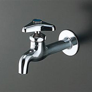 ユーティリティ用蛇口[壁][単水栓][13mm][横水栓][胴長][節水こま