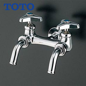 ユーティリティ用蛇口[壁][単水栓][2口][13mm][吐水口回転式][節水こま][一般地]