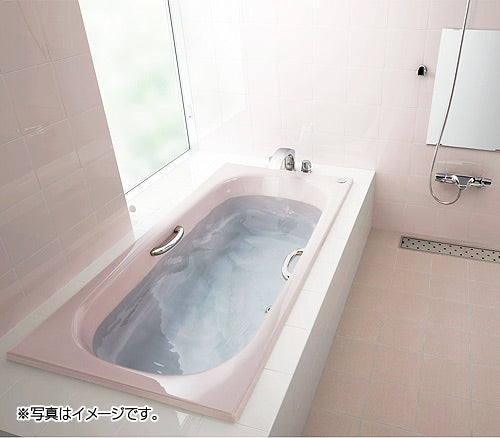 ●浴槽 グランザシリーズ[埋込浴槽][1600サイズ][和洋折衷タイプ][エプロンなし][プッシュワンウェイ][ハンドグリップ][アームレスト]