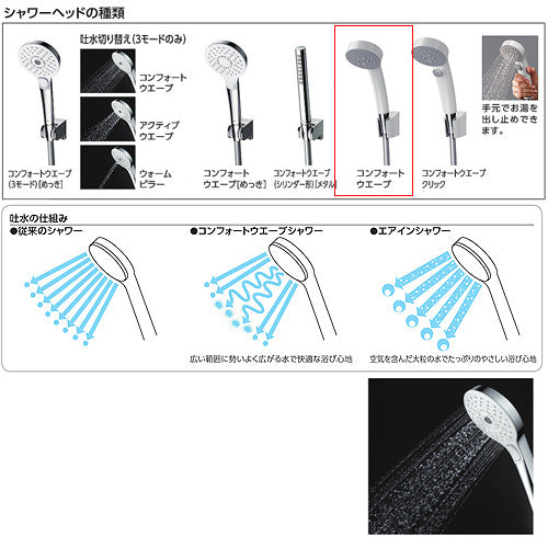 浴室用蛇口 GGシリーズ[壁][洗い場専用][サーモスタット付シャワーバス