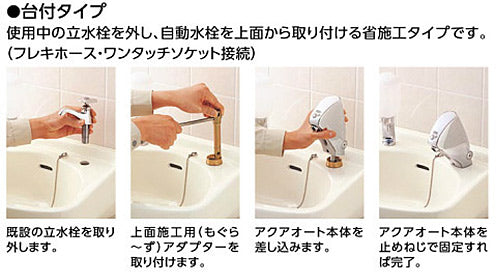 TOTOアクアオート　TEL24DPRA　(単水栓、乾電池) 洗面用蛇口 アクアオート[台][取替用][自動水栓][単水栓][φ28][機能部
