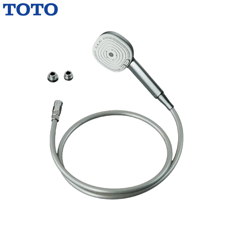 TOTO シャワーヘッドセット[一時止水][ホース長さ1.6ｍ][多機能][コンフォートウエーブ4モードクリック][めっき][ウルトラファインバブル]