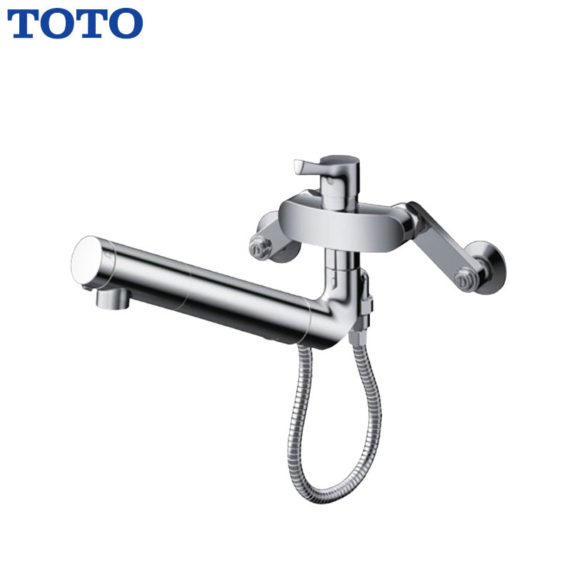 TOTO キッチン用蛇口 GGシリーズ[壁][浄水器内蔵シングルレバー混合水栓][シャワー引出][スパウト284mm][一般地]
