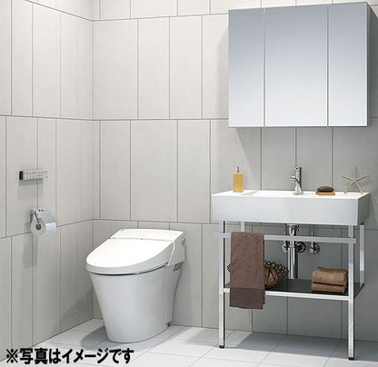ミラーキャビネット[間口750mm][3面鏡][コンセント付][直結式][フリーコレクション]