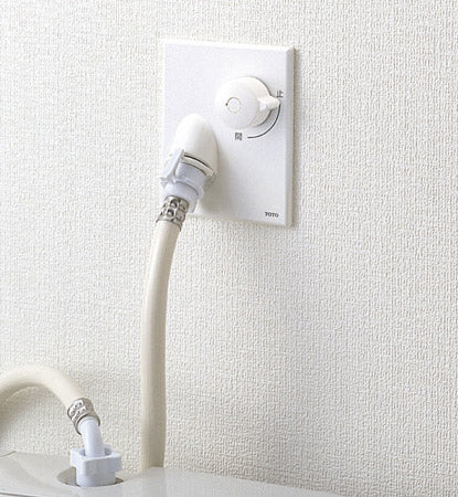 洗濯機用蛇口 ピタットくん[壁埋込][単水栓][緊急止水弁付水栓][樹脂配管用][寒冷地]