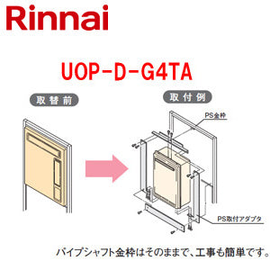 給湯器必要オプション[ガスターからリンナイへの取替][PS枠][PS扉内設置型][フルオート][オート][給湯器部材]
