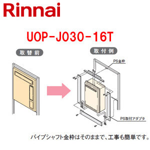給湯器必要オプション[リンナイからリンナイへ取替][PS枠][PS扉内設置型][高温水供給式][給湯器部材]