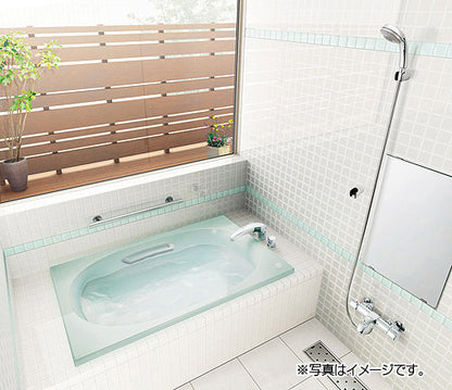 ●浴槽 シャイントーン[埋込浴槽][和洋折衷タイプ][1200サイズ][1方半エプロン][ゴム栓]
