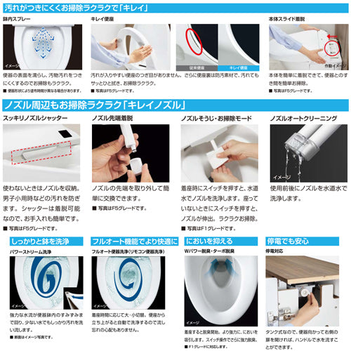 システムトイレ フロートトイレ[F1][床：排水芯200mm][間口750～800mm][収納付便器][アクアセラミック][一般地]