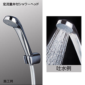 シャワーヘッドセット[eシャワーNf][定流量吐水][めっき][メタリックホース][長さ1.6m]