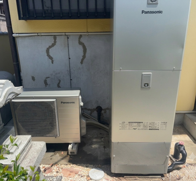 茨城県行方市 エコキュート　茨城県行方市　HE-JPU37LQS-kst10 交換後（After） 品番：HE-JPU37LQS-kst10