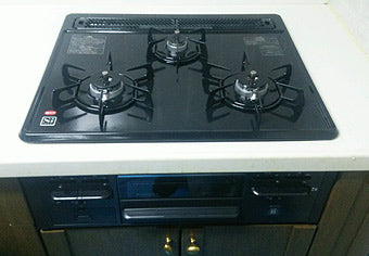 ビルトインガスコンロ交換工事　東京都荒川区　N3GN2RSQ1(L/R)