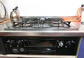 ビルトインガスコンロ交換工事　栃木県那須塩原市　N3GN2RSQ1(L/R)　 - Before