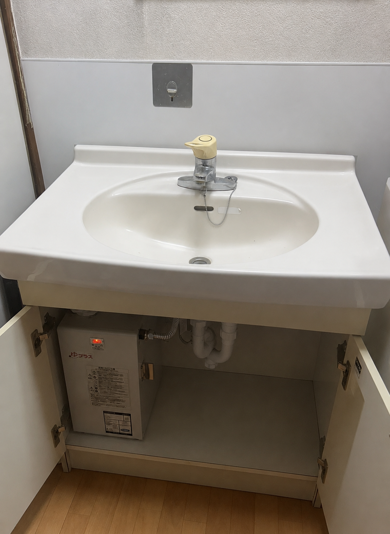 250257　小型電気温水器取替工事　千葉県船橋市　EHPK-F12N2 - Before