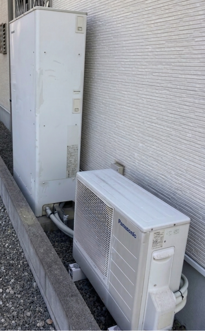 大阪府泉佐野市 エコキュート取替工事　大阪府泉佐野市　SRT-S377UZ-set 交換前（Before） 品番：パナソニック HE-W37CQ