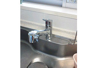 混合水栓蛇口交換工事　広島県広島市　JF-AB461SYX(JW)