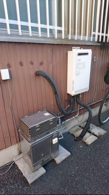 ガス給湯器交換工事　埼玉県加須市　GQ-1639WS LPG