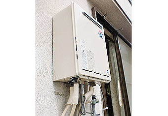 ガス給湯器交換工事　大阪府八尾市　RUF-A1610SAW-A-set