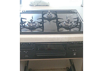 ビルトインガスコンロ交換工事　神奈川県川崎市　N3GN2RSQ1(L/R)