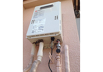 ガス給湯器交換工事　東京都練馬区　GQ-1639WS-set
