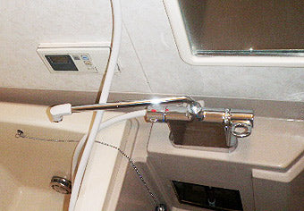混合水栓蛇口交換工事　東京都杉並区　BF-B646TSD(300)-A85