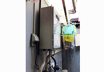 ガス給湯器交換工事　大阪府大阪市　GQ-1639WS