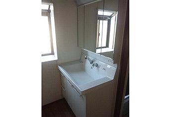 洗面化粧台交換工事　福岡県春日市　AR1H-905SY/VP1　