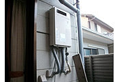ガス給湯器交換工事　京都府京都市　GQ-1639WS - Before