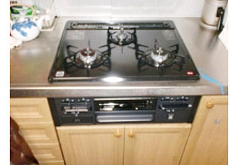 ビルトインガスコンロ交換工事　大阪府八尾市　N3GN2RSQ1(L/R)