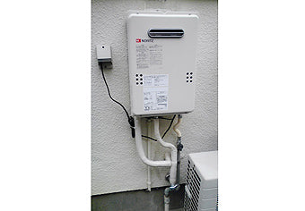 ガス給湯器交換工事　大阪府吹田市　GQ-1639WS