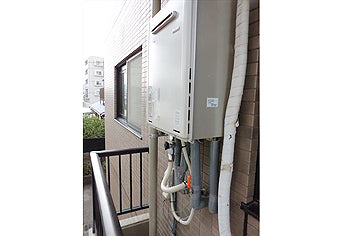 ガス給湯器交換工事　山口県下関市　RUF-E2405SAW-13A-set