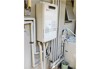 ガス給湯器交換工事　兵庫県西宮市 GQ-1627AWX-BL-set