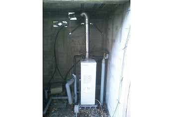 石油給湯器交換工事　静岡県御殿場市　OX-407FV