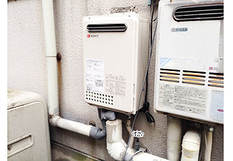 ガス給湯器交換工事　東京都渋谷区 GQ-2437WS-set