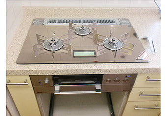 ビルトインガスコンロ交換工事　兵庫県伊丹市 RHS71W15G23V-STW