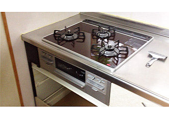 ビルトインガスコンロ交換工事　大阪府池田市　RS31W13K10R-V(L/R) - After
