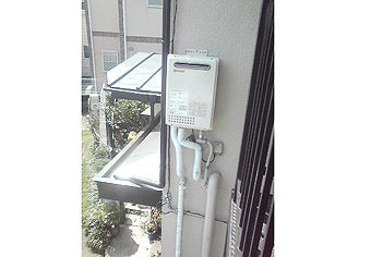 ガス給湯器交換工事　神奈川県茅ヶ崎市　GQ-2437WS-set
