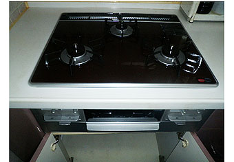 ビルトインガスコンロ交換工事　東京都練馬区　RS31W13K10R-V(L/R) - After