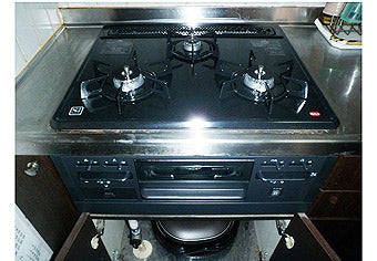 ビルトインガスコンロ交換工事　埼玉県新座市　N3GN2RSQ1(L/R)