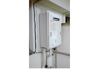 ガス給湯器交換工事　大阪府大阪市　GQ-1639WS-set