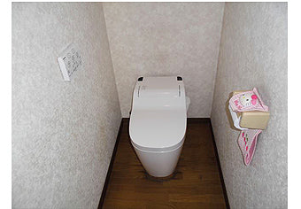 洋式便器交換工事　山梨県笛吹市　XCH1101WS-sale - After