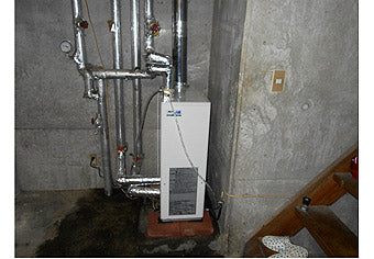 石油給湯器交換工事　新潟県中魚沼郡　UKB-SA380XP(F)