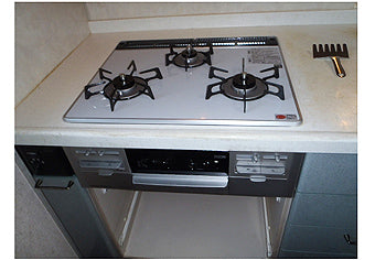ビルトインガスコンロ交換工事　神奈川県相模原市　RS31W13K12R-VR-13A