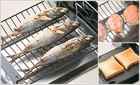 焼き魚が自動でおいしく、トーストモードも加わりました!!
