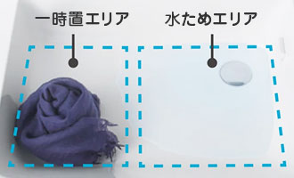 TOTO洗面化粧台 オクターブ：広いボウル